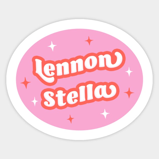 Lennon Stella Sticker by Erin Smart